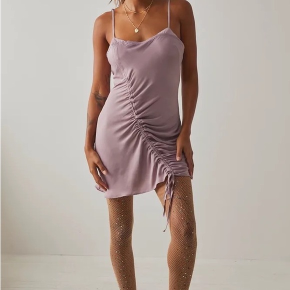 (A8) NEW Free People Be My Mini Slip in Color: Deauville Mauve, Size S, NWOT - Picture 4 of 12
